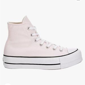 Pink platform converse